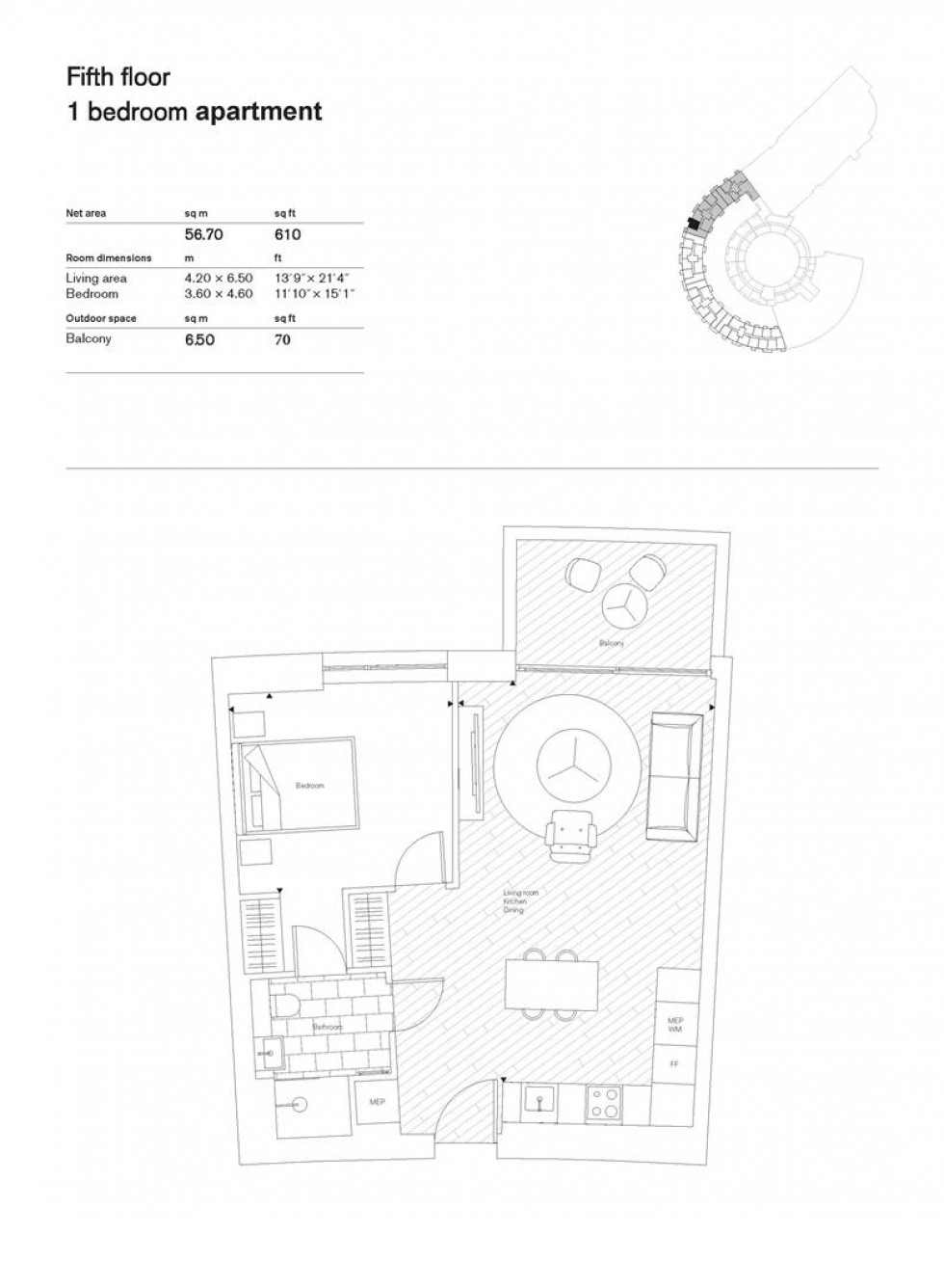 Floorplan for 3 Wood Crescent, Television Centre, London W12