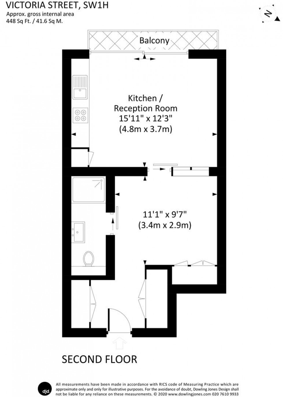 Floorplan for 55 Victoria Street, Westminster SW1H