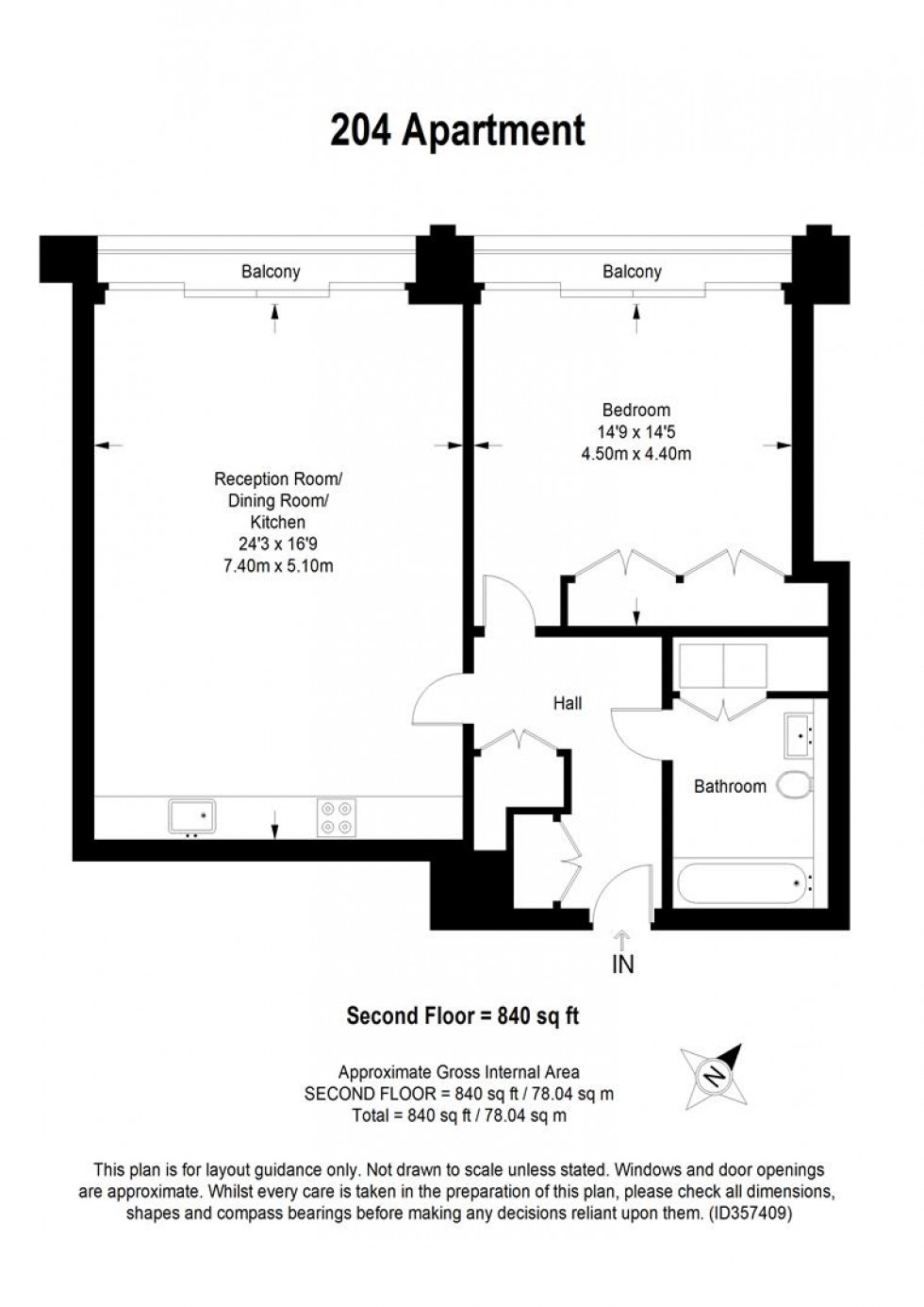 Floorplan for 55 Victoria Street, Westminster SW1H