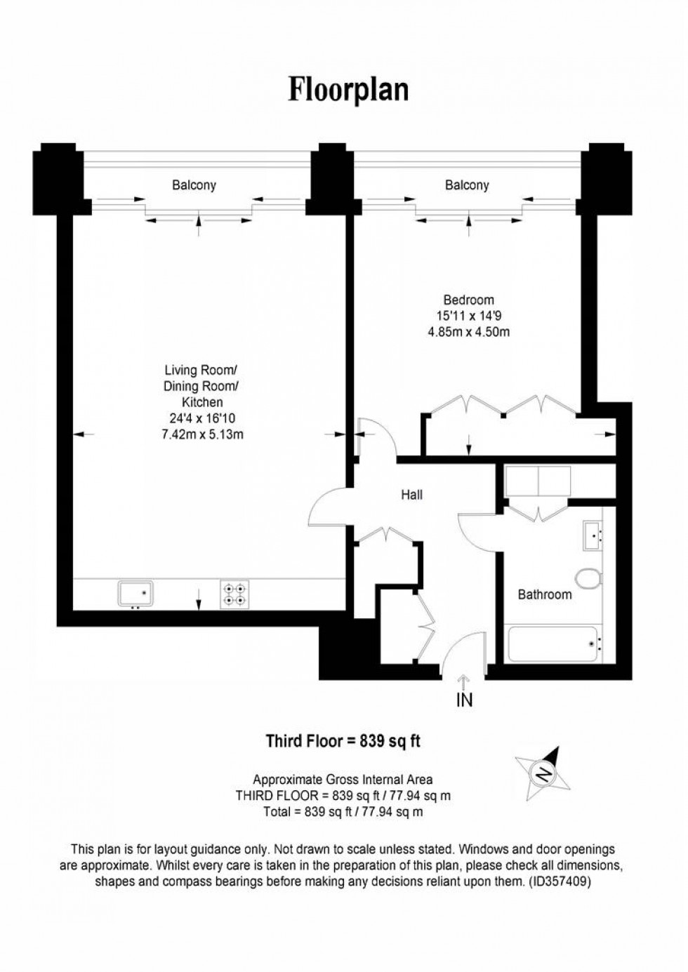 Floorplan for 55 Victoria Street, Westminster SW1H